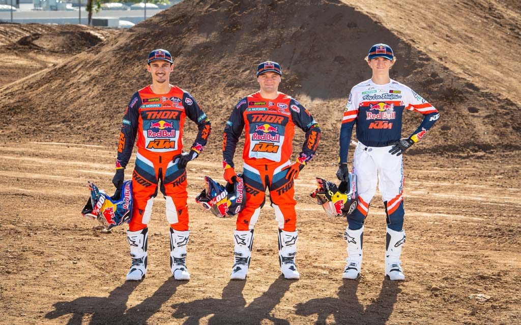 Red Bull KTM Factory Racing Team announces a threerider roster for