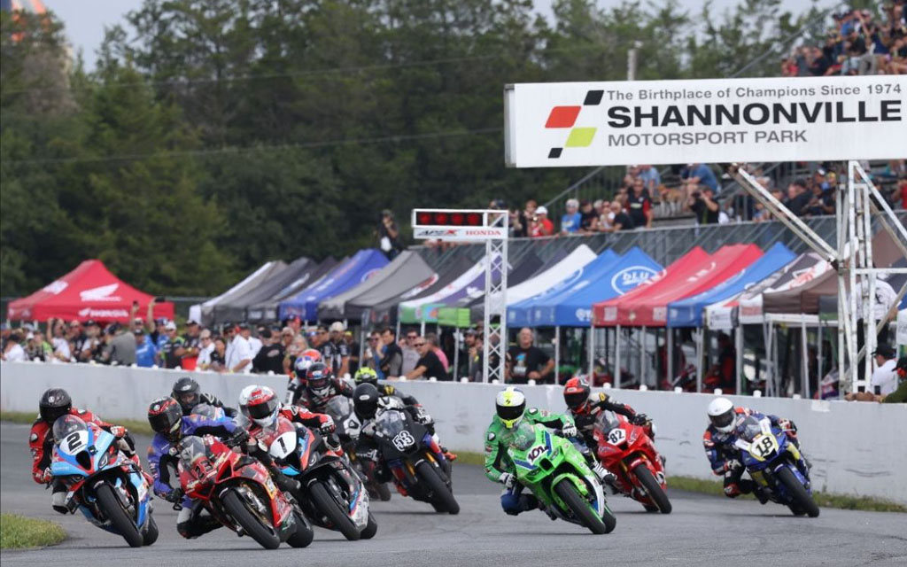 Dumas fends off early attack to win Superbike race one at Shannonville