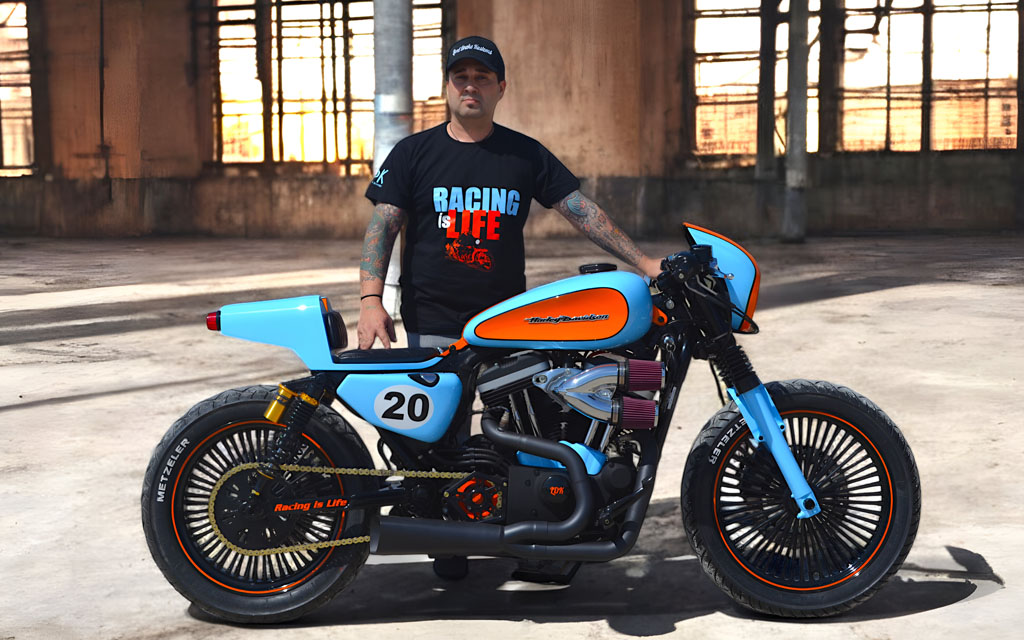 RACING IS LIFE! …The tribute to Steve McQueen on two wheels by Lord Drake Kustoms