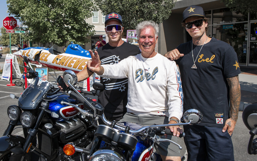 Triumph Celebrates 50th Anniversary of Evel Knievel’s Rocket Jump